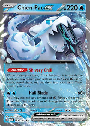 Chien-Pao EX card pokemon TCG